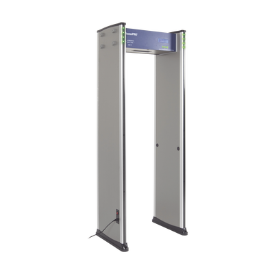 Detector de Metales de 18 zonas/ Uso en Interior/Programación con Control Remoto / Contador de Personas