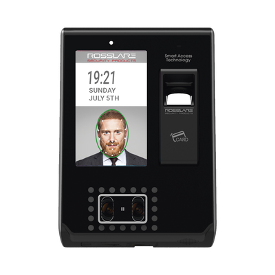 Lector biométrico de Huella y reconocimiento Facial con lector de Proximidad de 125Khz tipo EM y Mifare (13.56 Mhz)