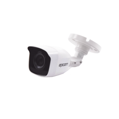 Bala TURBOHD 2 Megapíxeles (1080p) / Gran Angular 103° / Lente 2.8 mm / IR EXIR Inteligente 20 mts / Exterior IP66 / dWDR / TVI-AHD-CVI-CVBS / Policarbonato