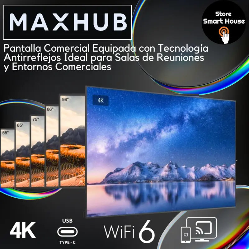 Pantallas interactivas MAXHUB y sistemas de videoconferencia para salas de juntas inteligentes - Store Smart House