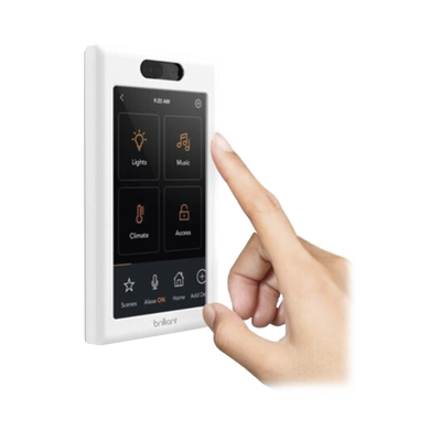 Control de iluminación touch desde su pantalla en pared