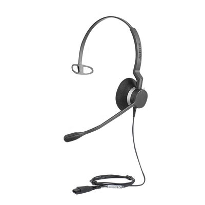 Jabra Biz 2300 Mono con conexión QD, resistente para contact center con brazo articulado con giro de 360º (2303-820-105)