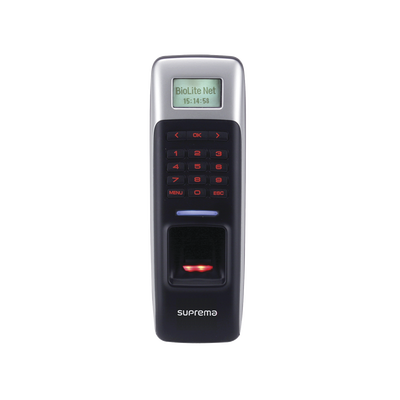 BioLite Net Lector de Huella con Teclado y Proximidad 125KHz / Protección IP65 / Uso con BioStar 1