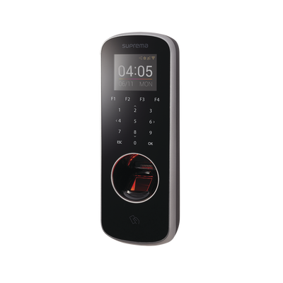 BioStation L2 Lector de Huella Delgado con Teclado Touch y Lector 13.56 MHz MIFARE®/ NFC /DESFire/DESFire EV1/ Felica
