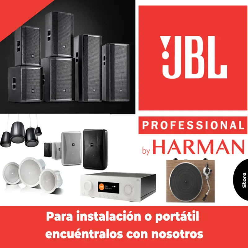 Sistemas de audio JBL Professional y equipos de sonido para cine en casa de alta fidelidad - Store Smart House