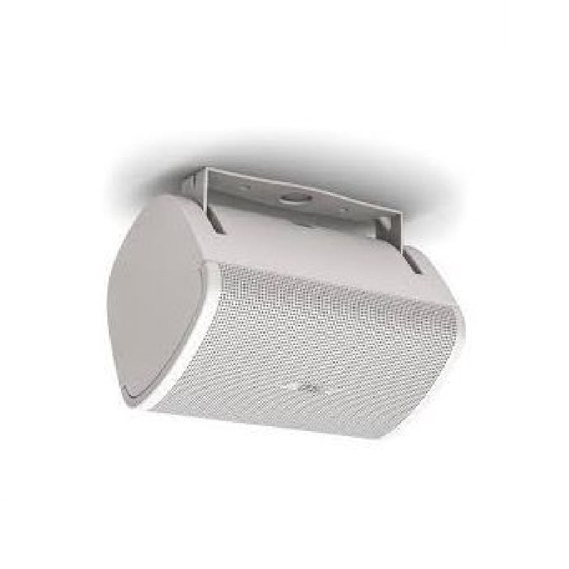 Altavoz de superficie Bose DesignMax DM5SE blanco, diseño elegante con certificación IP55 para exteriores e interiores y soporte en U