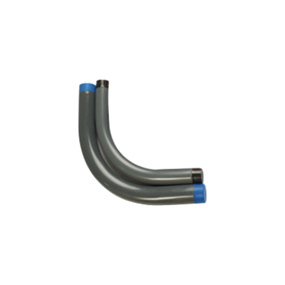 Codo Conduit Rígido de Aluminio de 1/2" (13 mm) / Recubierto de PVC / Interior de Uretano.