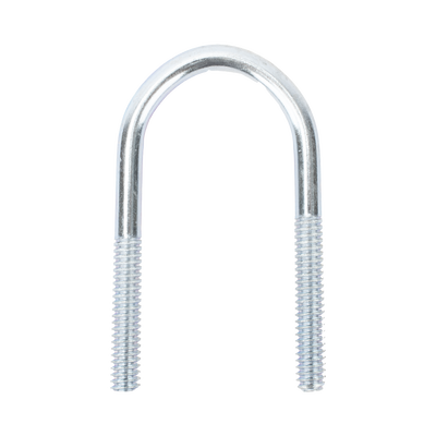 Abrazadera tipo U de 3/4", con acabado Electro Zinc, no incluye tuercas y arandelas