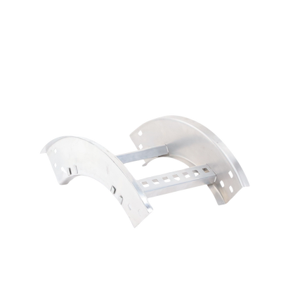 Curva Vertical Exterior de Aluminio de 90° Perfil Z / Peralte 3 1/4" / Ancho 12" / Radio 8" / Incluye Tornillería (CHVE90EZ314R8X12AK)