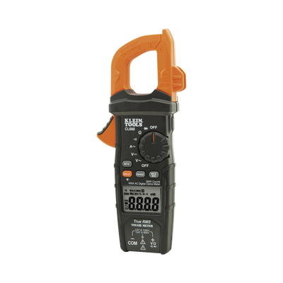 Amperímetro Digital de Gancho con Media Cuadrática Real de Rango Automático de 600 A CA.