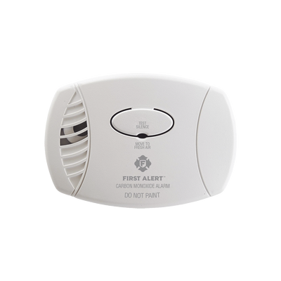 Alarma de monóxido de carbono (CO) enchufable con bateria de respaldo