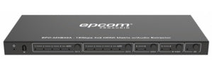 Switch de Video Matrix 4x4 HDMI 2.0 | 18Gbps Ancho de Banda | 4K2K@60Hz Resolución | 4 Entradas 4 Salidas HDMI | Audio LPCM y Dolby Digital | Control TCP-IP y RS-232 | Conectores Phoenix para Audio | Metal Enclosure