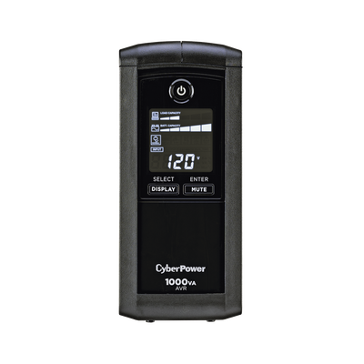 UPS de 1000 VA/600 W, Topología Línea Interactiva, Entrada 120 Vca NEMA 5-15P, Tipo Mini Torre, Con 9 Tomas NEMA 5-15R
