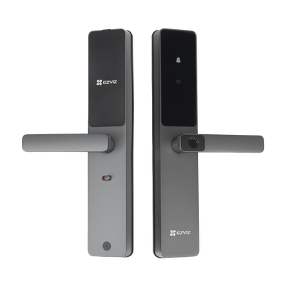 Cerradura Inteligente / Cerrojo Tipo Americano / Wi-Fi / Bluetooth / Códigos Temporales Para Visitantes / Lectura de Huella / Lectura de Tag / Contraseña / Botón para Timbrar / Apertura remota / No Requiere Hub