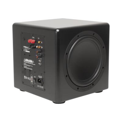 Subwoofer compacto de 12 in | 2 radiadores pasivos | amplificador interno de 350W