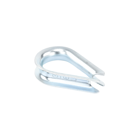 Cuello/ Guardacabo/ Rozadera para Cable de 3/8" de Acero Galv. por Inmersión.