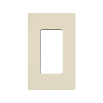 Tapa Color Light Almond para interruptor o dimmer Lutron, 1 gang, limpio y moderno