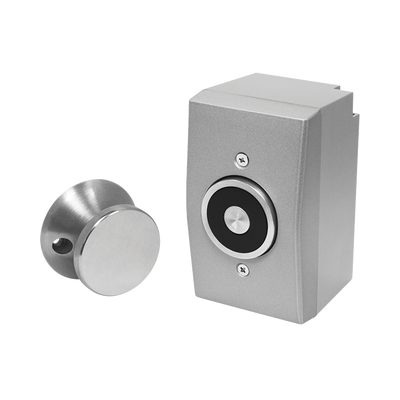 Door Holder / Magnético / Con Montaje Superficial / 33 LBS / Uso Interior / Sin Magnetismo Residual / 3 Voltajes de Operacion