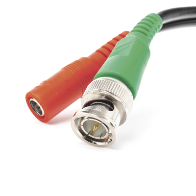 Cable coaxial ( BNC RG59 ) + Alimentación / SIAMÉS / 40 Metros / 100 % COBRE / Para Cámaras 4K / Uso interior y exterior.