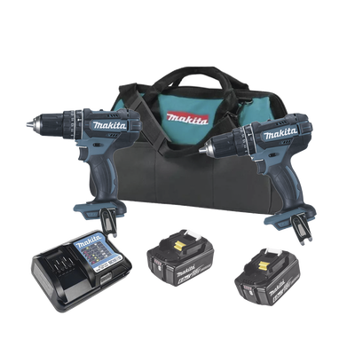 KIT (DHP482Z Rotom..+ DTW181Z Pistola Impacto) 2 Baterías de 3 AH y Cargador Estuche de Lona18V