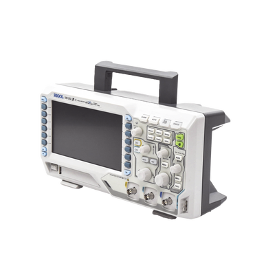 Osciloscopio Digital RIGOL de 2 Canales Análogos, 200 MHz de Ancho de Banda Análoga, Vel. de Muestreo-Tiempo Real de 1 GS/s, Base de Tiempo (min.) de 2 ns/div.