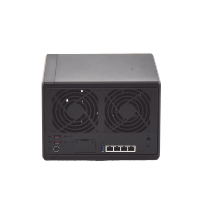 Servidor NAS de 5 Bahías (Expandible a 15 Bahías) / Hasta 270 TB / 8 GB RAM / Servicio Nube Gratis (P2P) / Administración Remota y Respaldo Programado