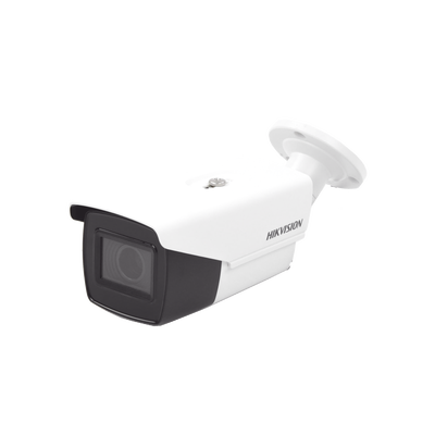 Bala TURBOHD 4K (8 Megapixeles) / Lente Mot. 2.7 a 13.5 mm / IR EXIR Inteligente 80 mts / Exterior IP67 / Soporta 12 Vcc & 24 VCA / dWDR