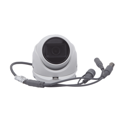 Eyeball TURBOHD 4K (8Megapixeles) / Gran Angular 102° / Lente 2.8 mm / Exterior IP67/ IR EXIR 30 mts / dWDR / TVI-AHD-CVI-CVBS