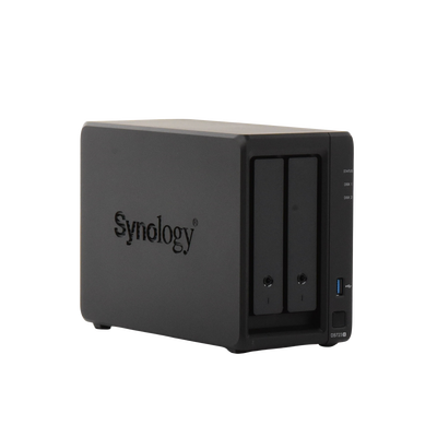 Servidor NAS de 2 Bahías (Expandible a 7 Bahías) / Hasta 126 TB / Servicio Nube Gratis (P2P) / Administración Remota y Respaldo Programado