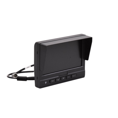 Monitor y Botones de 7" LCD / Compatible con DVR Móvil HIKVISION / Conector Tipo Aviación