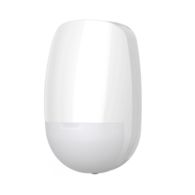 (AX PRO) Detector PIR Inalámbrico de Doble Tecnología / Inmunidad a Mascotas / Rango de Detección de 12 mts / Angulo de 85.9° de Cobertura