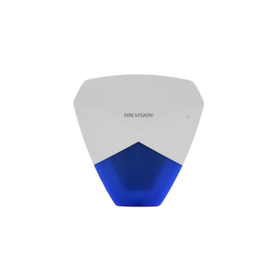Sirena Estrobo Cableada Hikvision / Ideal para cualquier Panel de Alarma / Azul / 105 dB / Proteccón IP54
