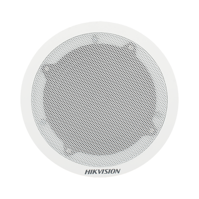 Altavoz Secundario para Montaje en Plafón | 3 Watts | 8 Ohms | Compatible con Altavoz IP HIKVISION | Uso en Interior