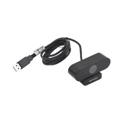 Cámara Web ALTA DENIFICIÓN (1080p) / Giro 360° / Gran Angular / Micrófono Integrado / Conector USB de 2 mts / Fácil de Instalar / Reducción de Ruido Inteligente