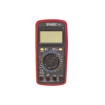 Multímetro Digital Compacto 600 Vcc / Vca CATII, con Pantalla LCD (No incluye Batería)