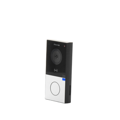 DOORBELL / WIFI / 100% en la Nube / POE / Bluetooth / NFC / Lector de Tarjetas MIFARE / Notificación en APP / Llamada Telefónica / SIP / ONVIF / IP65 / Cámara 2 MP / Botón con Iluminación / Control de 1 Puerta