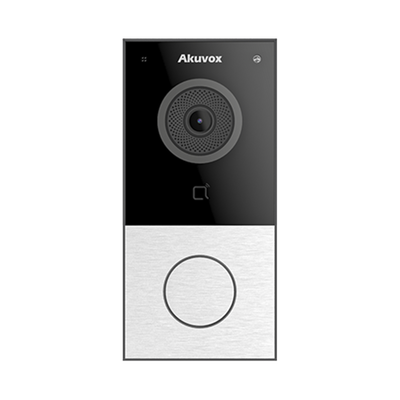 DOORBELL / WIFI / 100% en la Nube / POE / Bluetooth / NFC / Lector de Tarjetas MIFARE / Notificación en APP / Llamada Telefónica / SIP / ONVIF / IP65 / Cámara 2 MP / Botón con Iluminación / Control de 1 Puerta