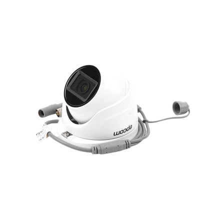 Turret TURBOHD 5 Megapixel / Lente 2.8 mm / 30 mts IR EXIR / Exterior IP67 / Metal / 4 en 1 / dWDR