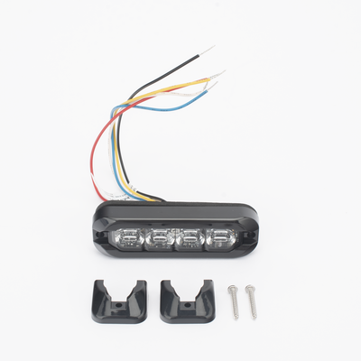 Luz perimetral , 8 LED Ultra Brillantes, Dual Color Rojo / Azul