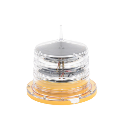 Estrobo led para Obstrucción Autónoma con Led Color Rojo con Panel Solar (Luz Fija o Estroboscópica configurable) / No incluye montaje