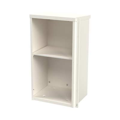 Gabinete Acero Galv. para 2 Baterías PL110D12 (400 x 730 x 300mm). Puerta Ventilada. Acc. para piso o poste No incluidos.