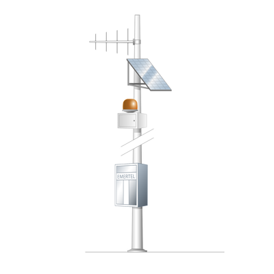 Sistema para Comunicación de Emergencia con Radio TK8302HK (UHF 450-520 MHz).