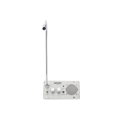Sistema de Intercomunicación | Ideal para Ventanillas | Audio de voz de dos vías | 12V/1A 2W | Micrófono Interior + Micrófono Exterior