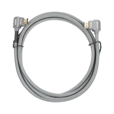 Cable HDMI Angulo 90º| 2m | Alta Definición | Version 2.0 | Alta velocidad 18Gbps | 4K@60Hz |