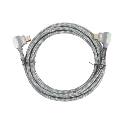 Cable HDMI Angulo 90º| 3m | Alta Definición | Version 2.0 | Alta velocidad 18Gbps | 4K@60Hz |