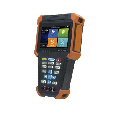 Tester de Video Profesional | Pantalla 4" Touch | Ideal para Cámaras IP/ HD (TVI, CVI, AHD y CVBS) | 4K | H.265/H.264 | PoE | WiFi | Cable Tester | Multímetro Digital | Todo en Uno para tu CCTV.