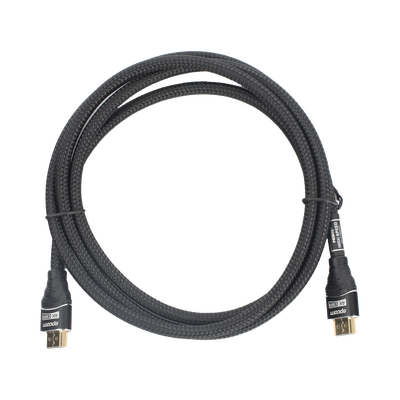 Cable HDMI de 1.8m | Alta Definición | Longitud | Version 2.0 | Alta velocidad 18Gbps | 4K@60Hz | Conectores Chapados en Oro | Tipo Redondo