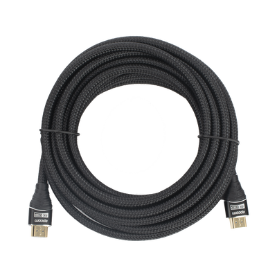 Cable HDMI de 5m | Alta Definición | Longitud | Version 2.0 | Alta velocidad 18Gbps | 4K@60Hz | Conectores Chapados en Oro | Tipo Redondo