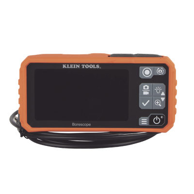 Cámara Boroscopio de Inspección 5.5mm 720p USB-C, LCD 4.3" Color, Cuello de Cisne Nylon de 10' (3m) con Imán, Espejo, 6 LED´s. Batería Io-Li Recargable. Ideal en Electricidad, HVAC, Plomería y Aviación