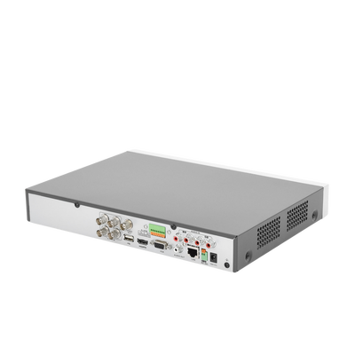 DVR 4 Canales TurboHD + 4 Canales IP/ 8 Megapixel/ Acusense/ Audio por coaxitron / 1 Bahía de Disco Duro /4 Entradas de Alarma / 1 Salida de Alarma / H.265+